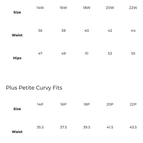Dress Size Chart Talbots - Picture 7 of 8